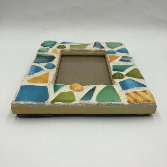 Vintage Mosaic Abstract Picture Frame Tabletop Shelf Décor - Picture 5 of 13